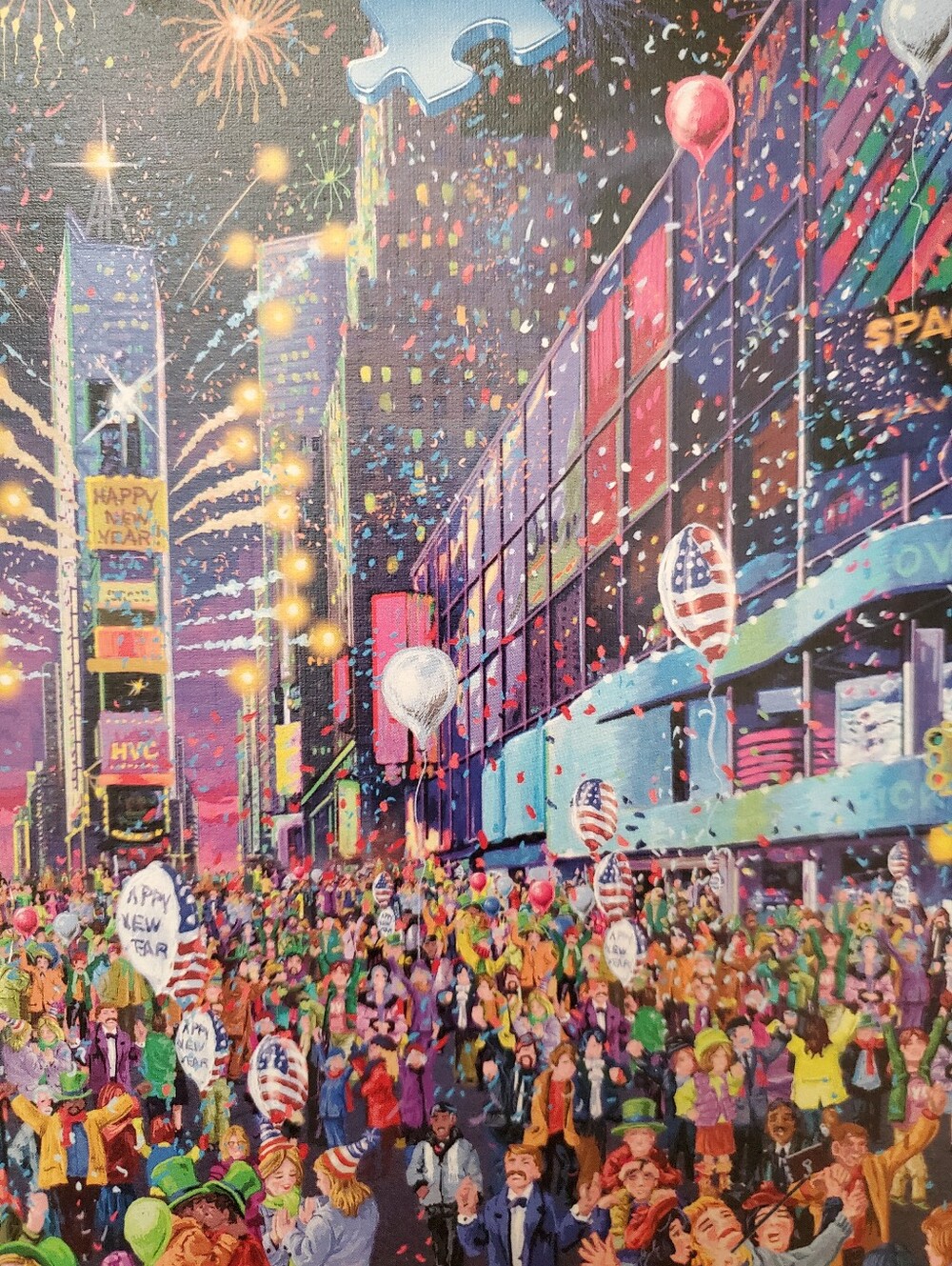 New Years Ravensburger Puzzle - Picture 2 of 6